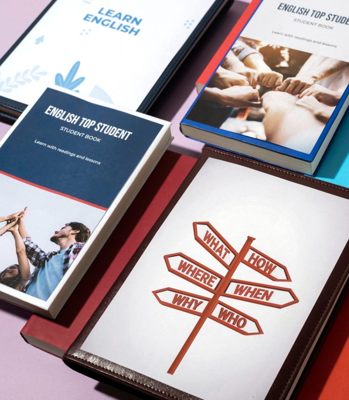 Learn English Today book covers