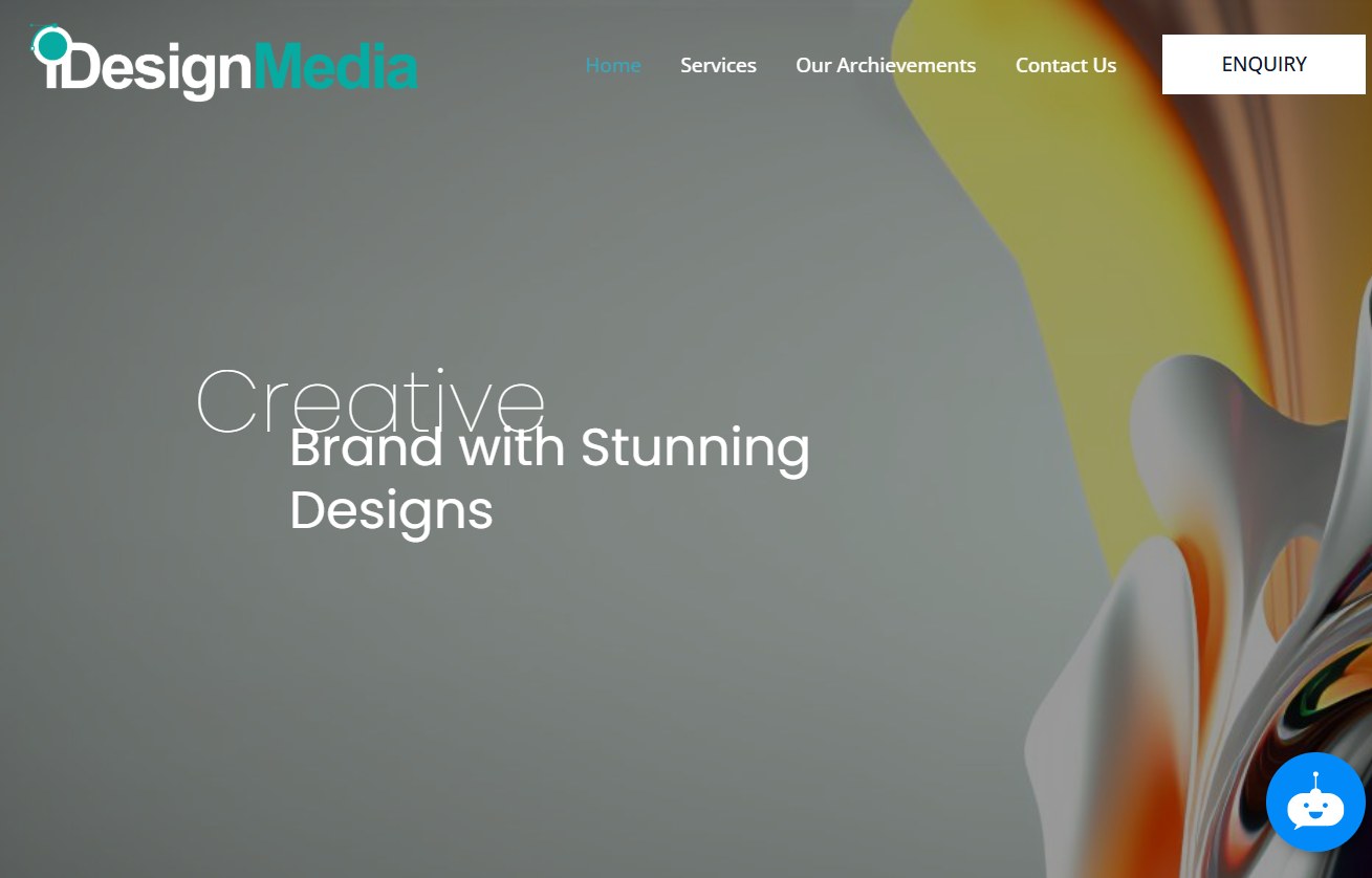 iDesign Media studio website hero